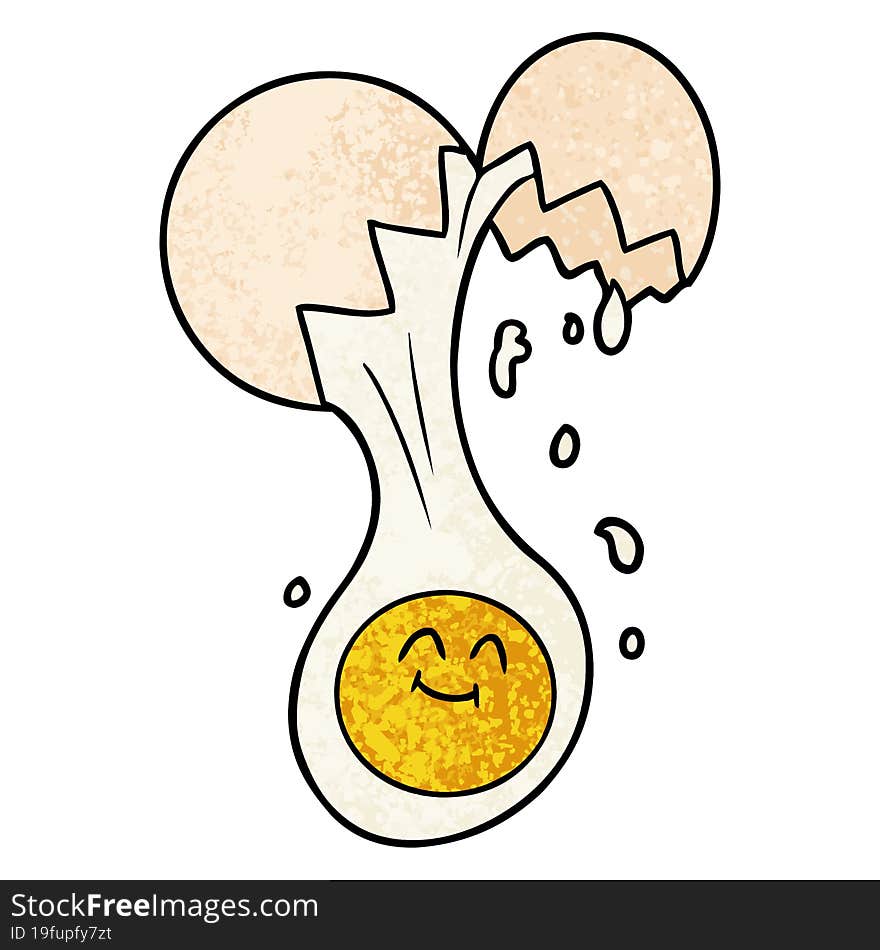 cartoon egg yolk. cartoon egg yolk