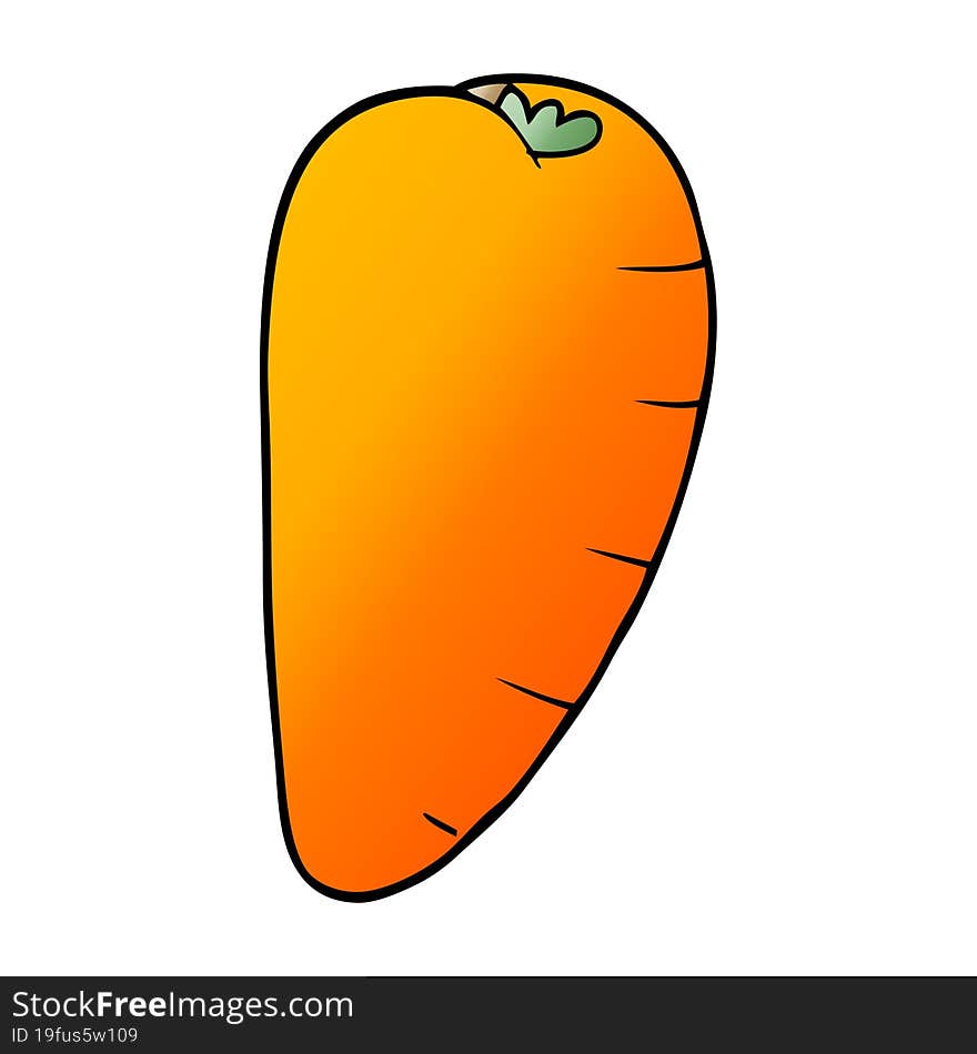 cartoon doodle carrot