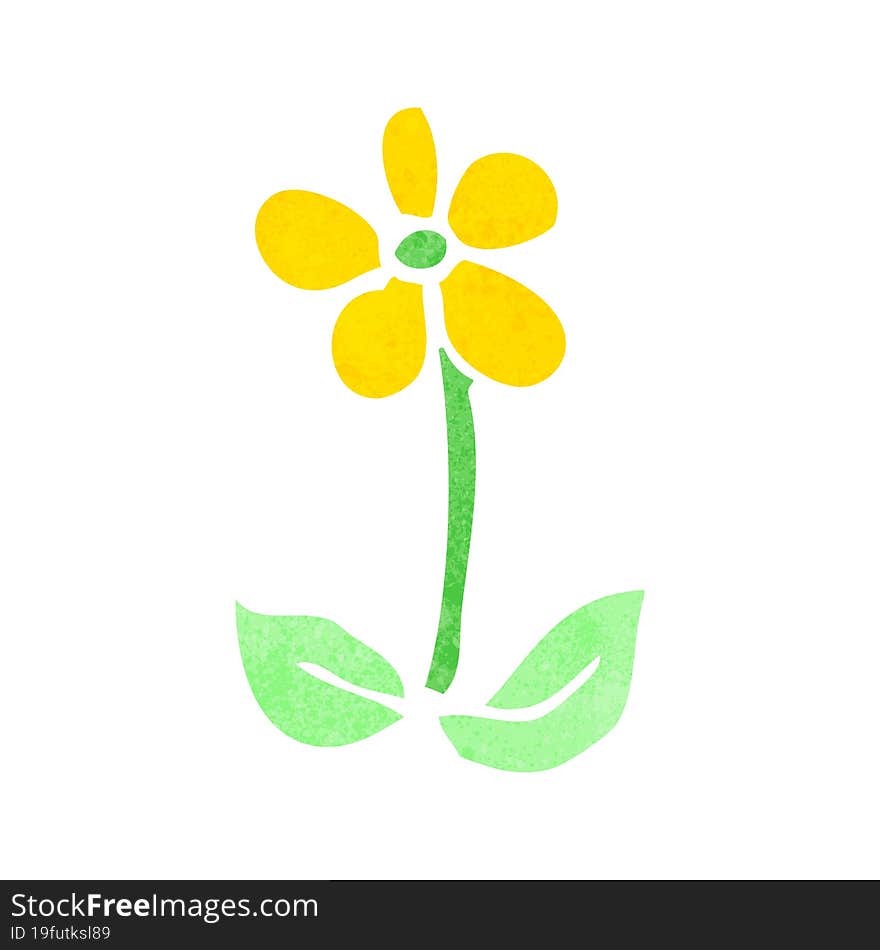 cartoon flower