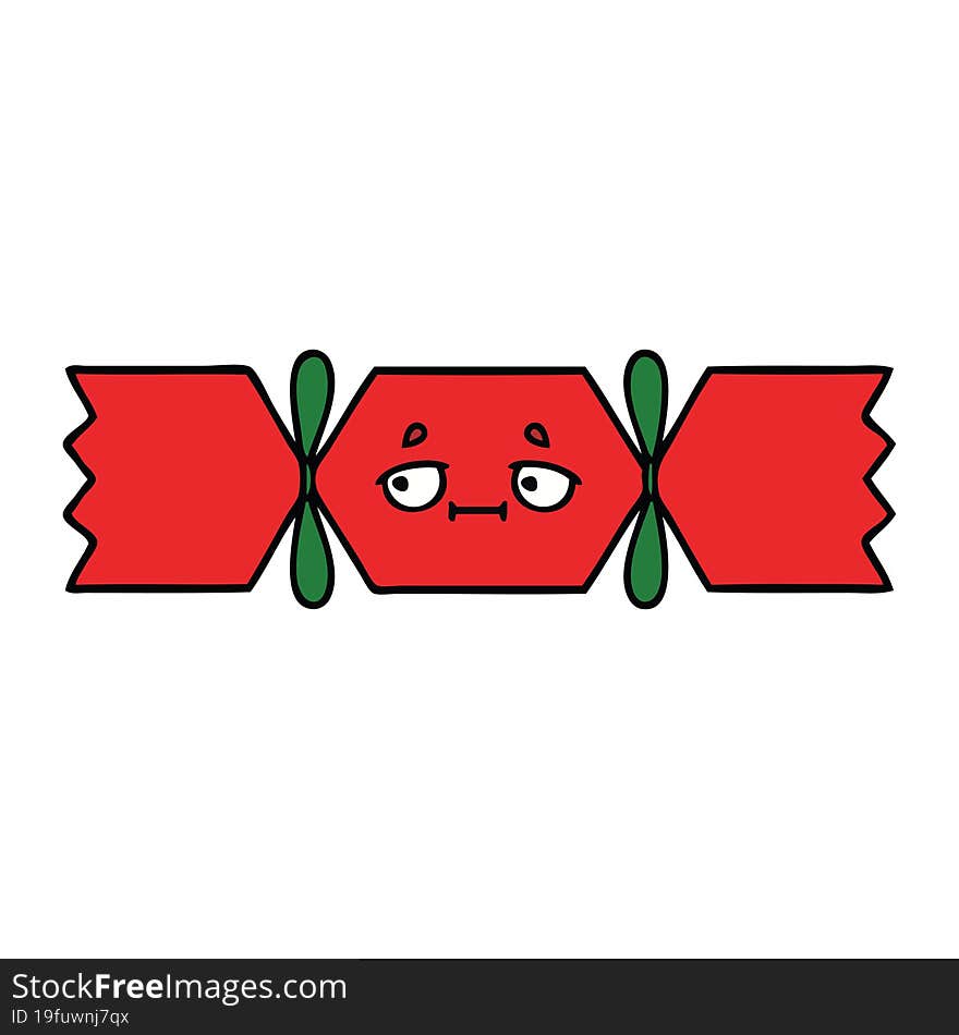 Cute Cartoon Christmas Cracker