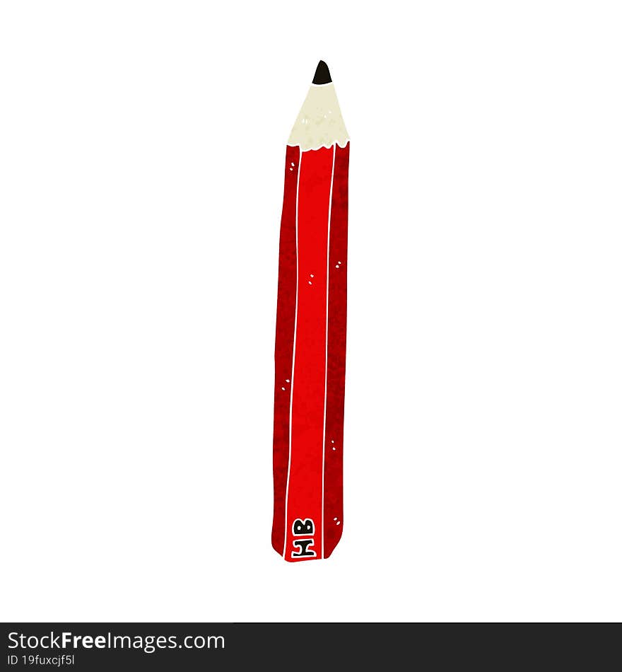 cartoon pencil