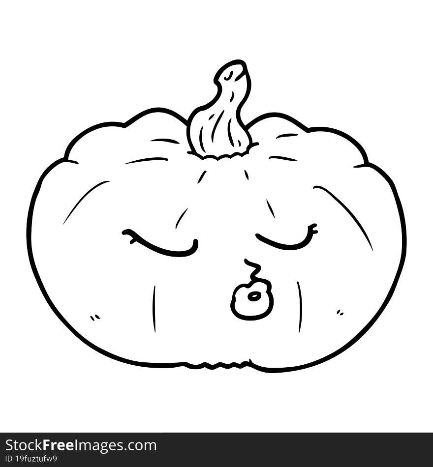 cartoon pumpkin. cartoon pumpkin