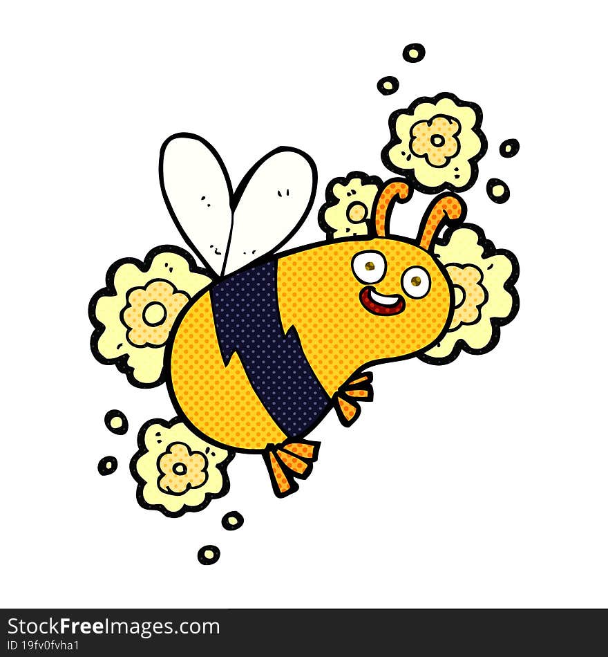 cartoon bee