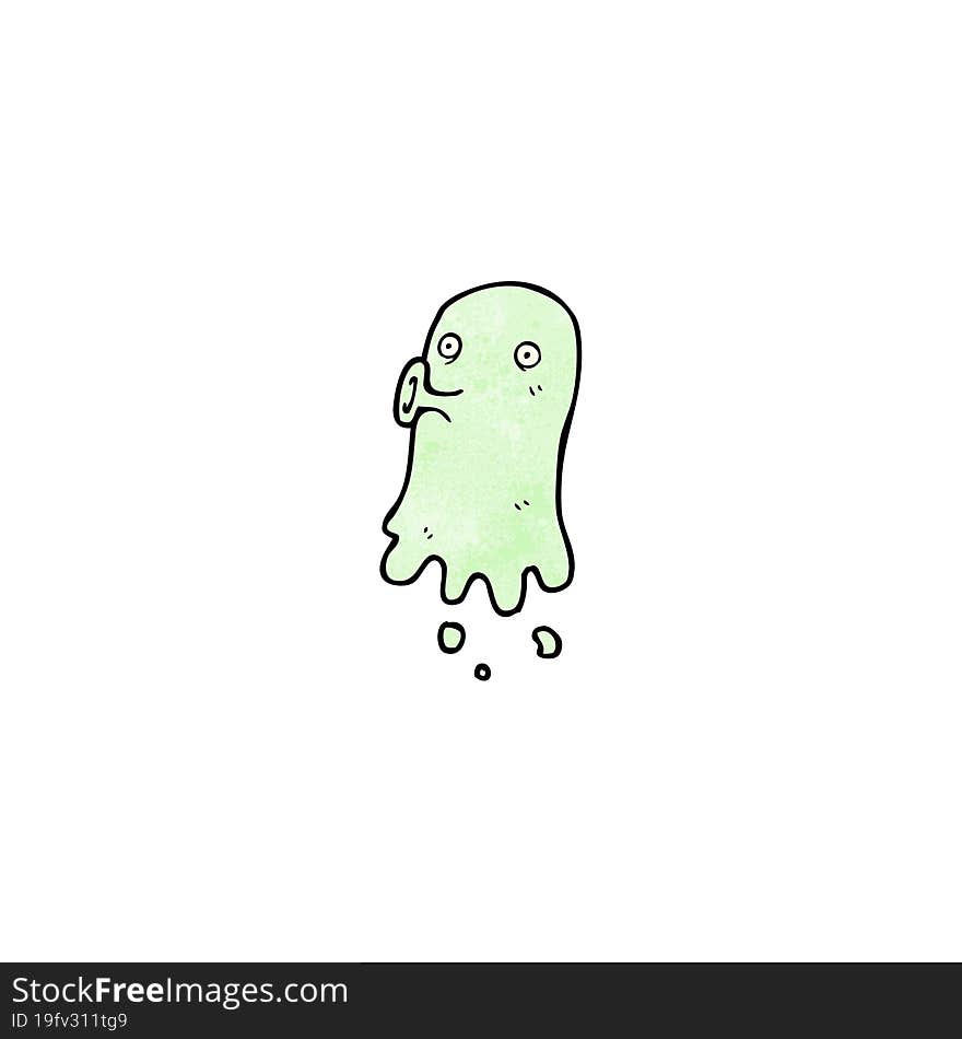 Cartoon Spooky Ghost