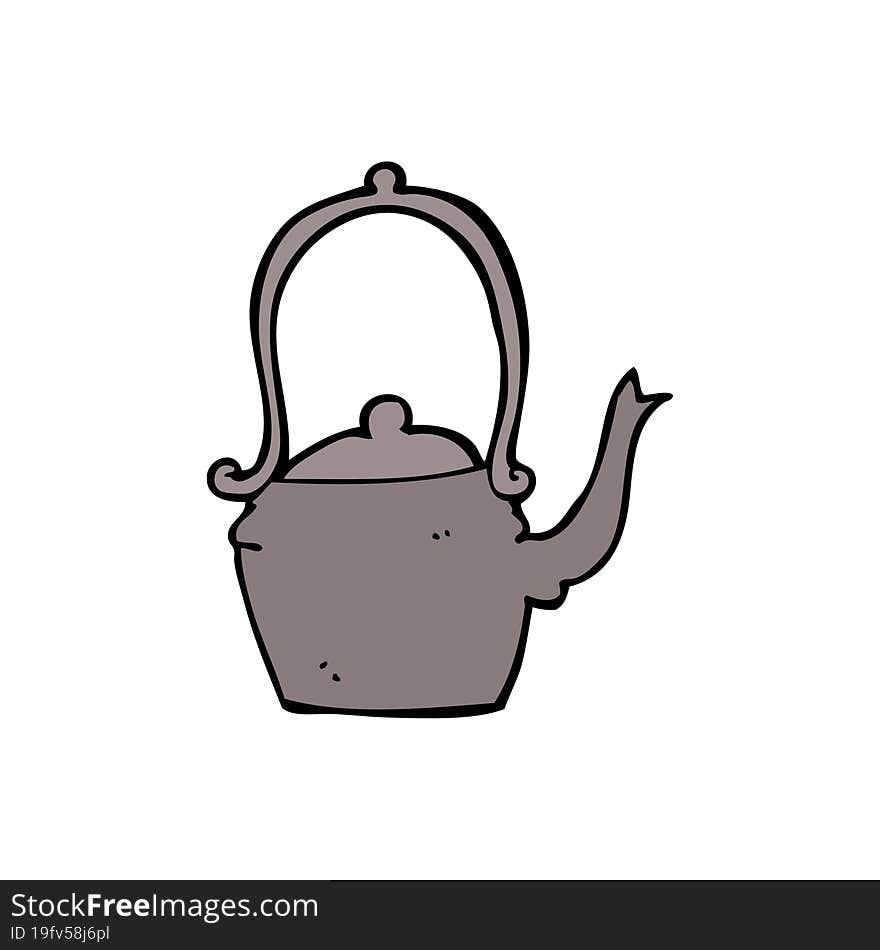 cartoon kettle