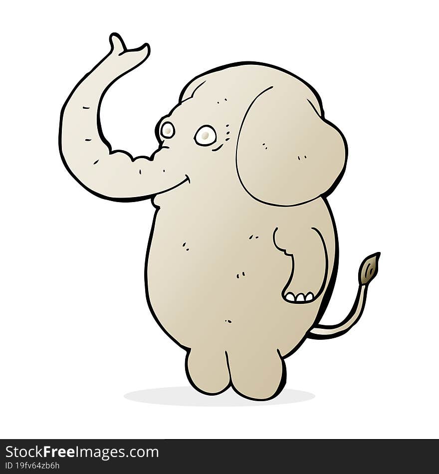 cartoon funny elephant