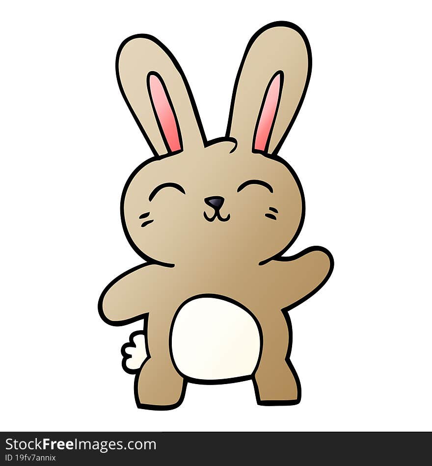 cartoon doodle cute bunny