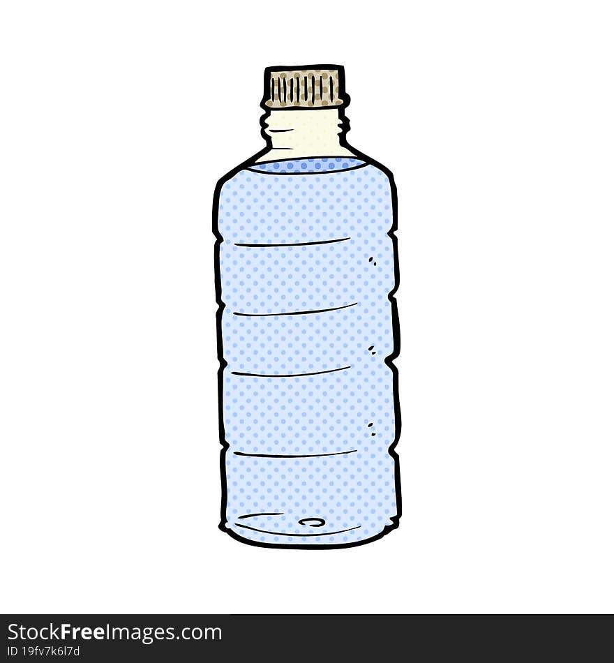 cartoon water bottle