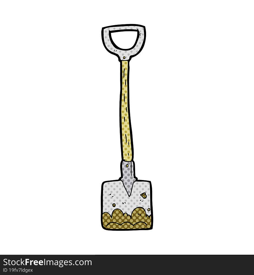 cartoon shovel