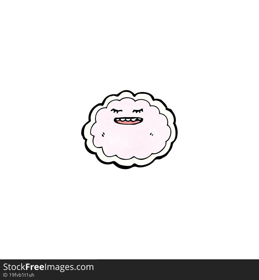 Cloud Cartoon Character