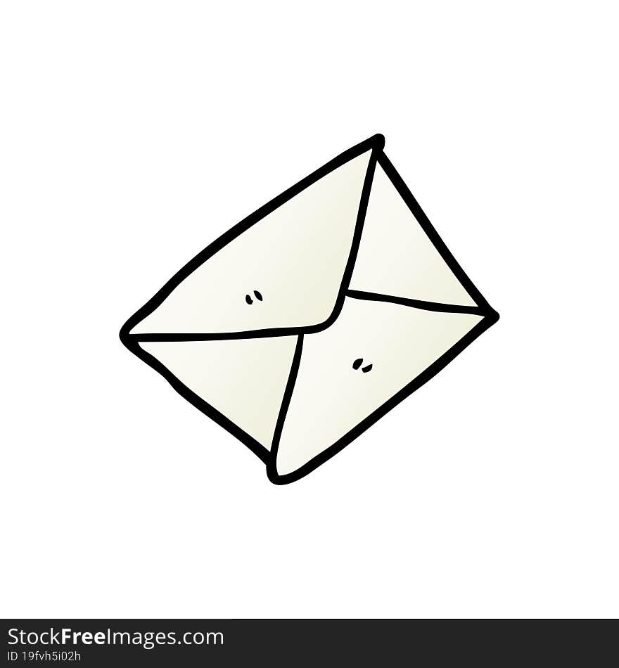 cartoon envelope. cartoon envelope