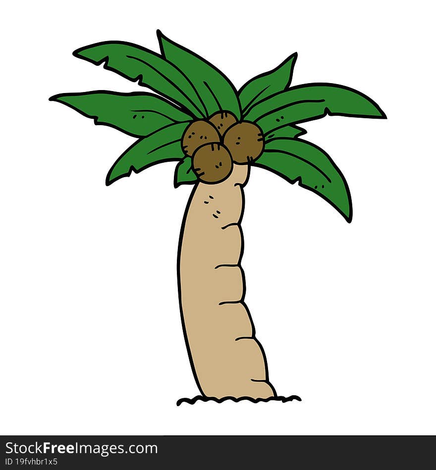 Cartoon Palm Tree