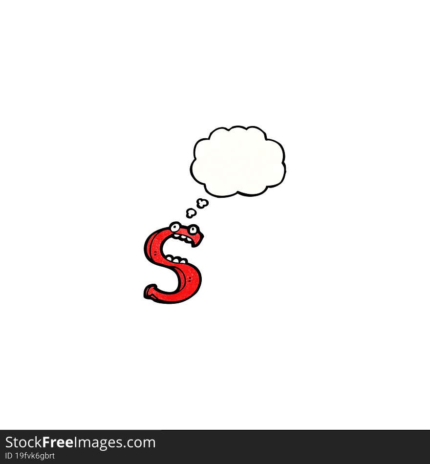 Cartoon Letter S