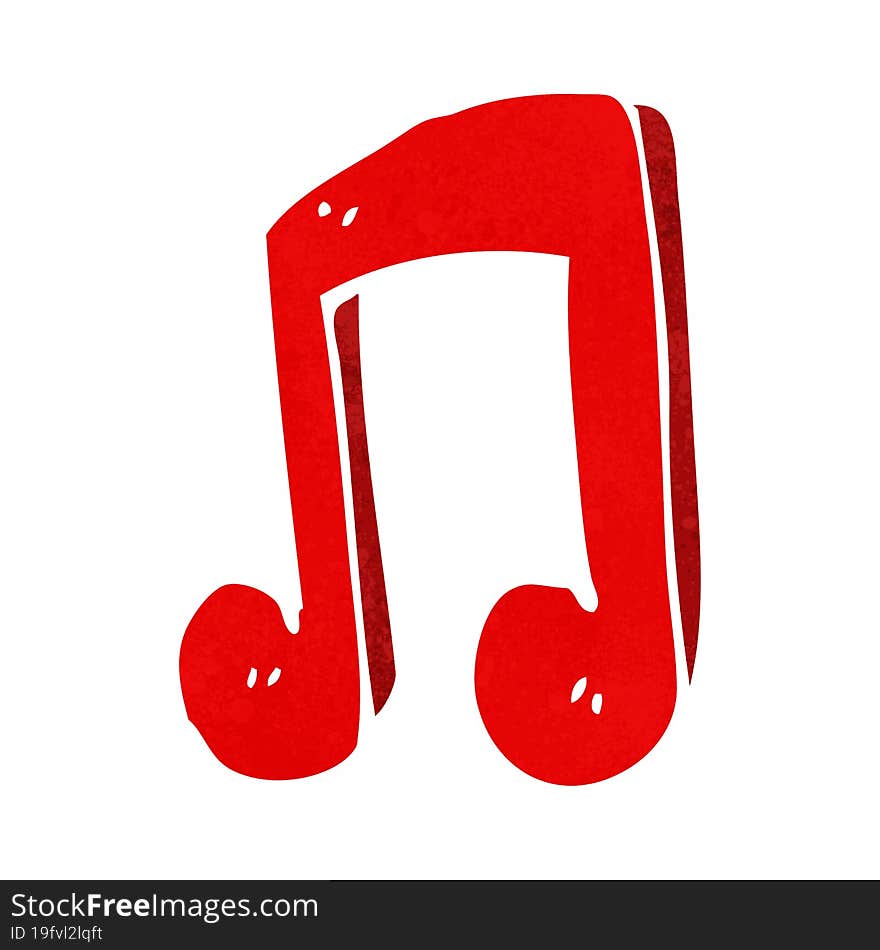 Cartoon Musical Note