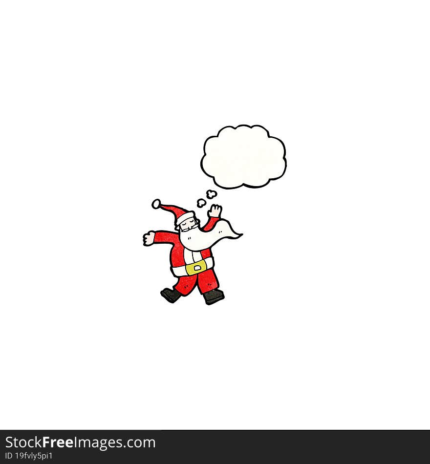 cartoon santa claus