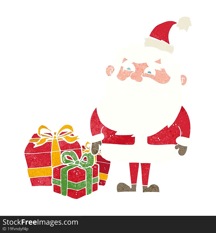 cartoon santa claus