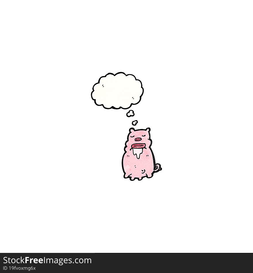 cartoon pig