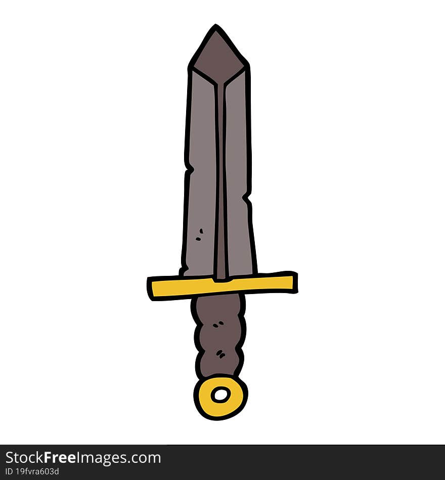 cartoon sword