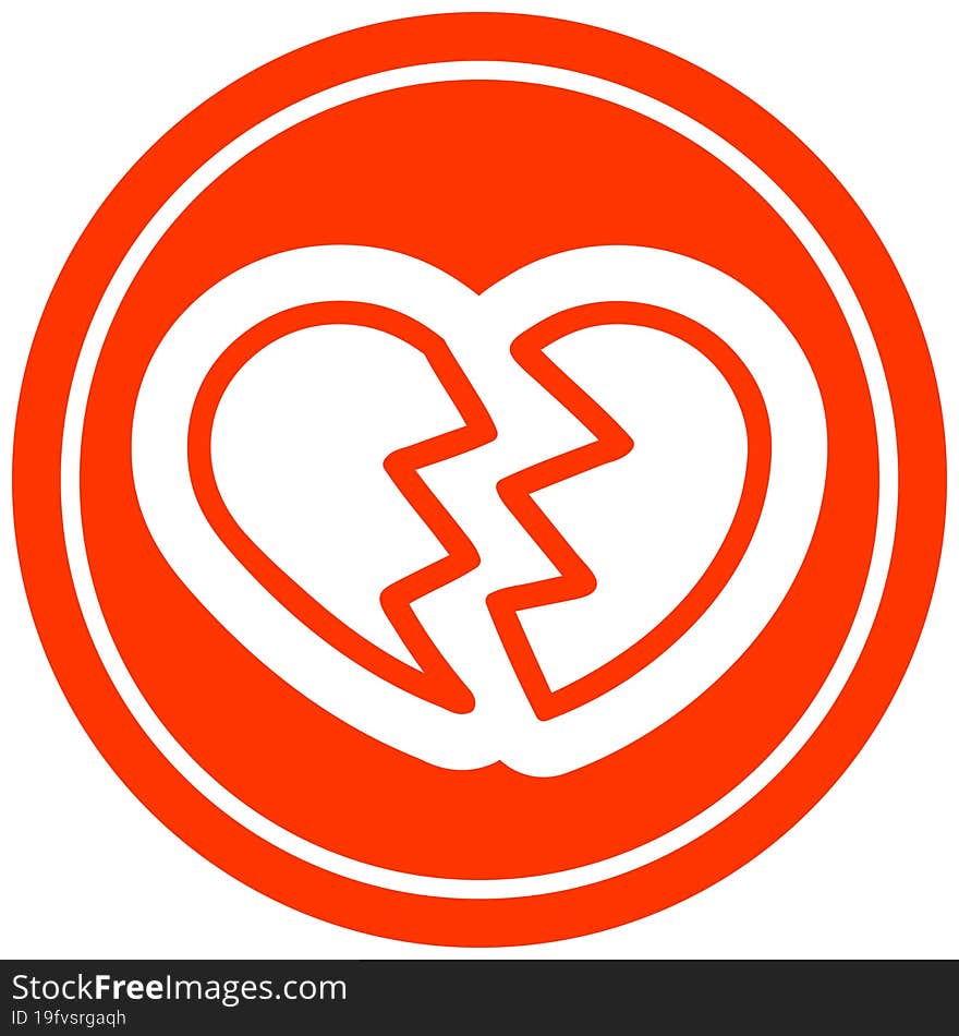 broken heart icon