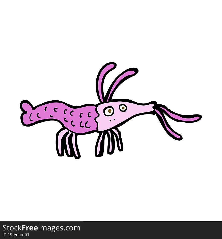 Cartoon Shrimp