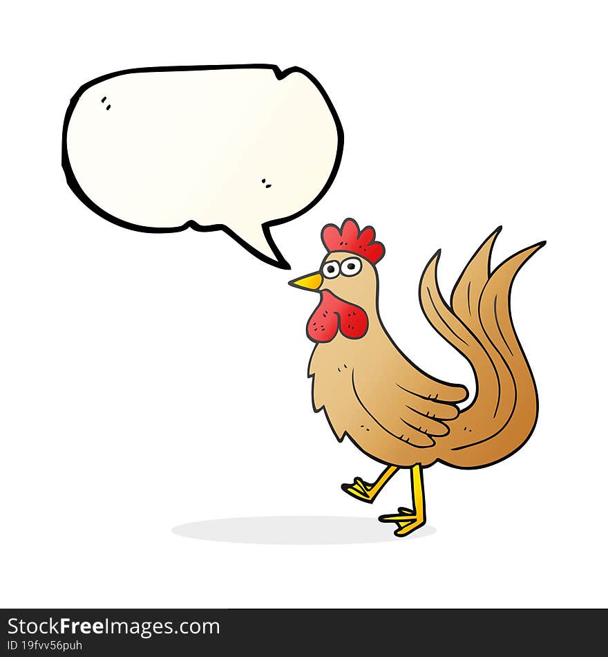 speech bubble cartoon cock