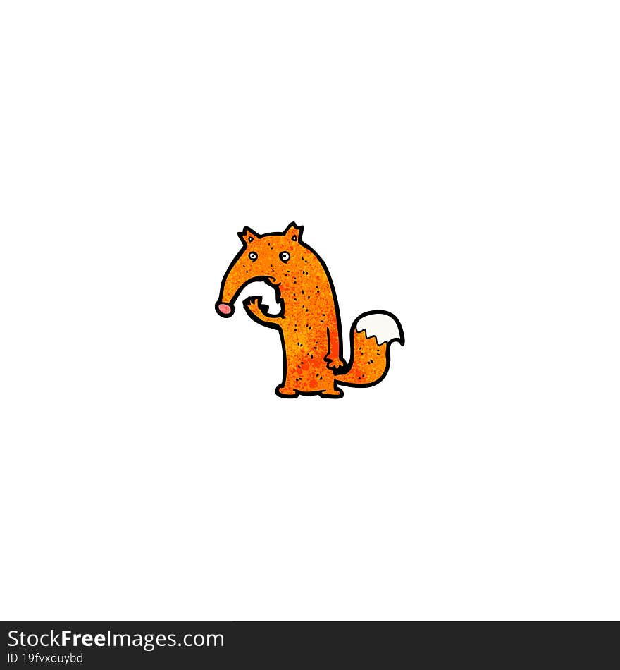 funny cartoon fox