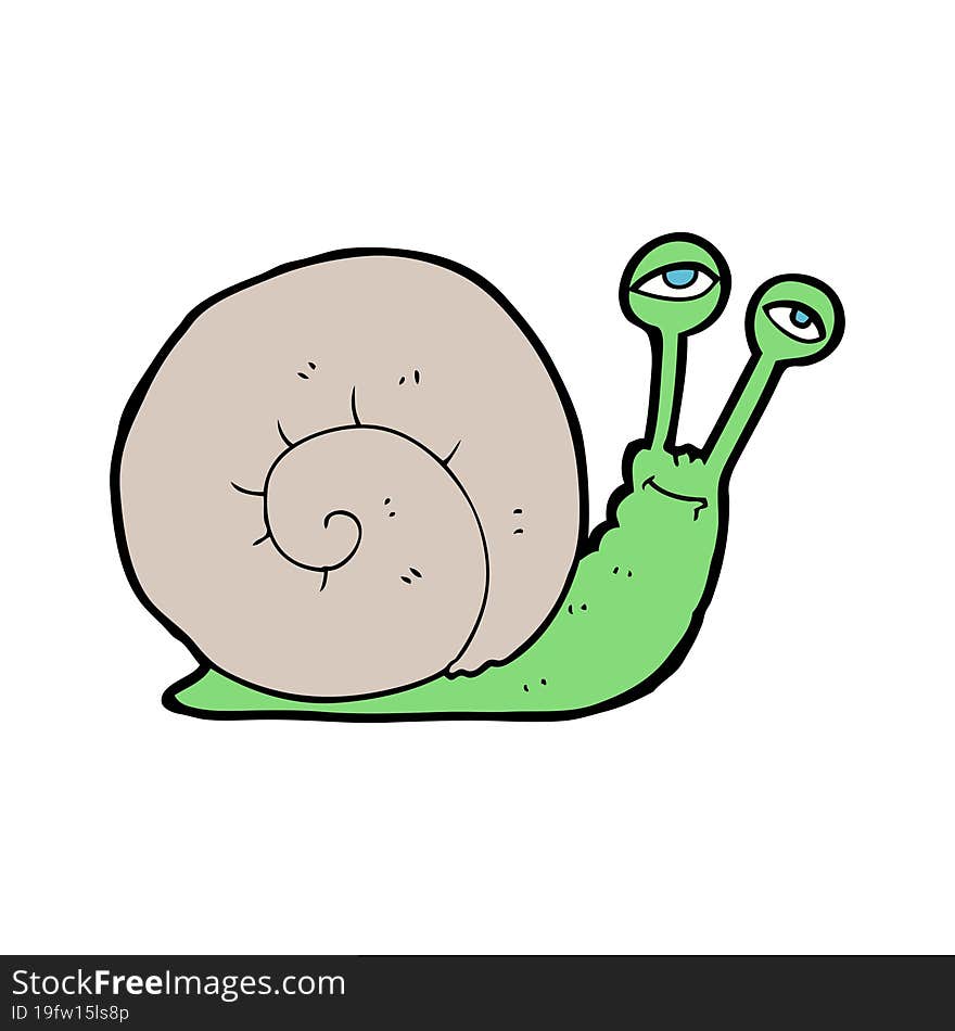 Cartoon Snail