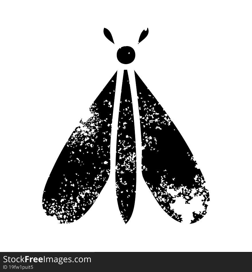 Distressed Symbol Moth Bug