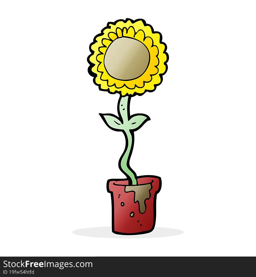 cartoon flower