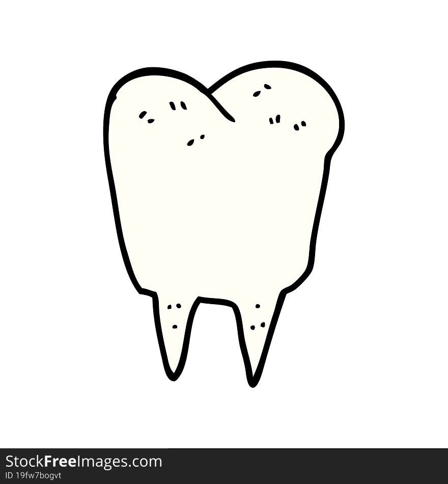 cartoon tooth