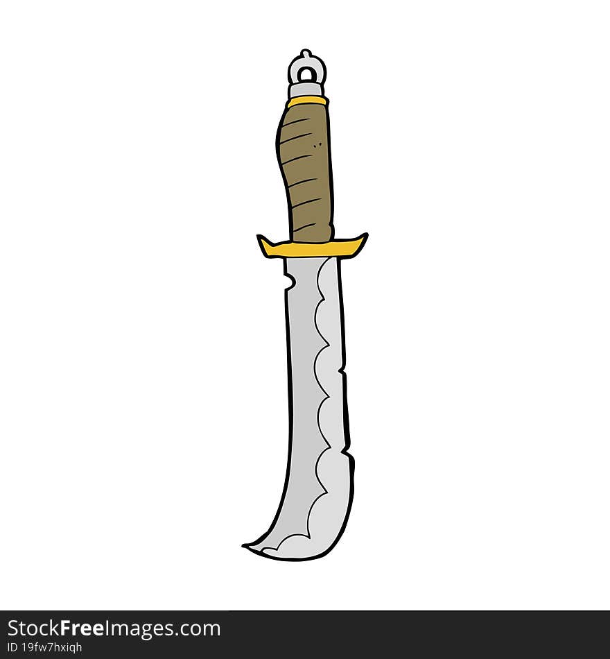 cartoon sword