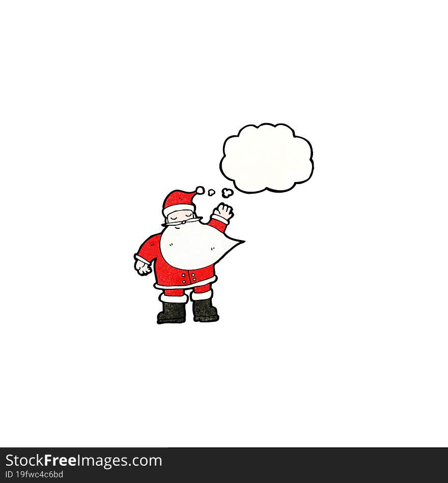 cartoon santa claus