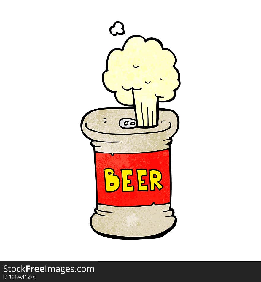 cartoon beer can