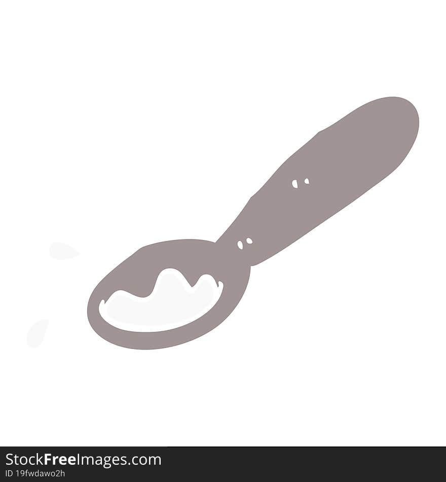 cartoon doodle ladle of food