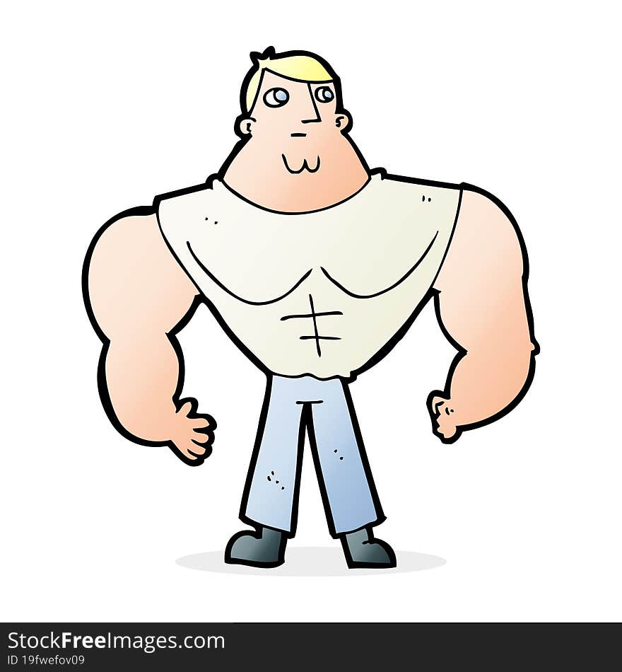 Cartoon Body Builder