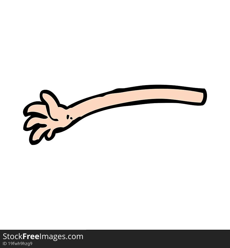 cartoon arm