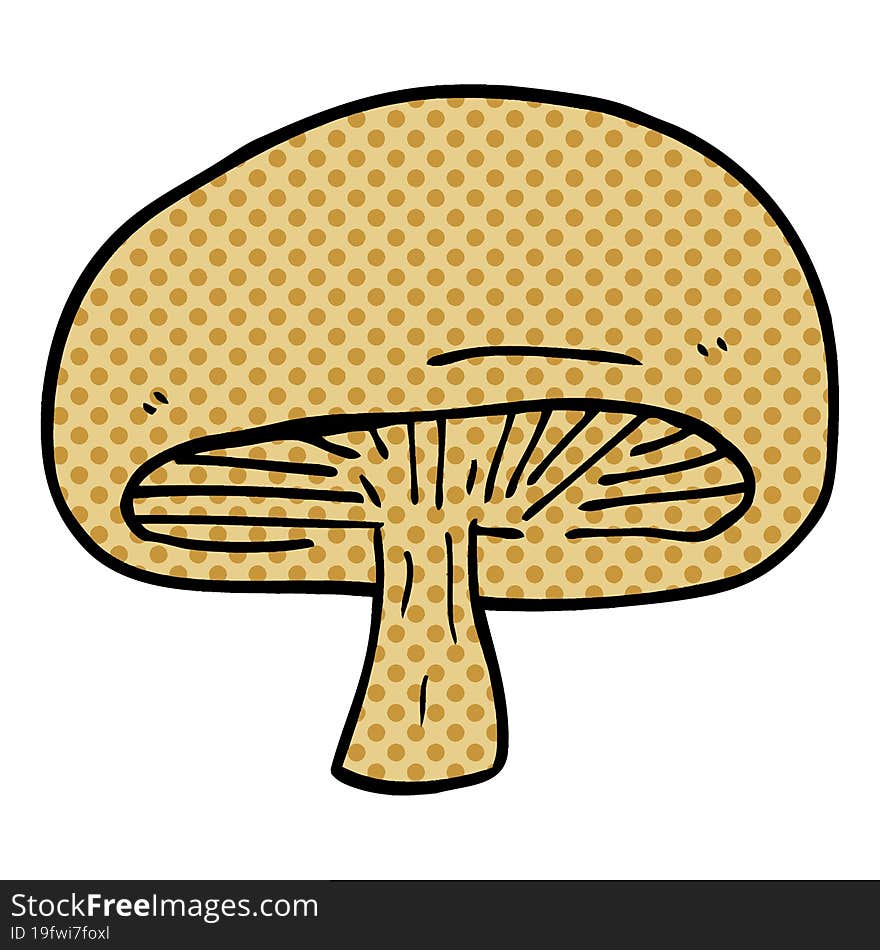 Cartoon Doodle Chestnut Mushroom