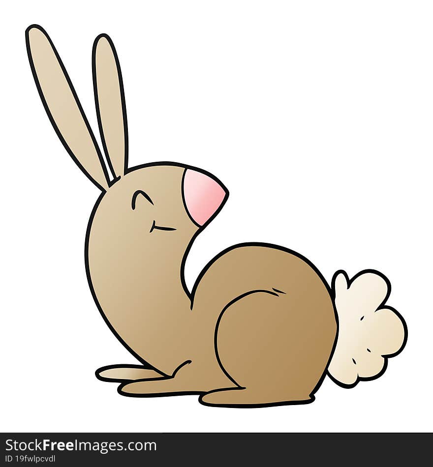 cute cartoon rabbit. cute cartoon rabbit