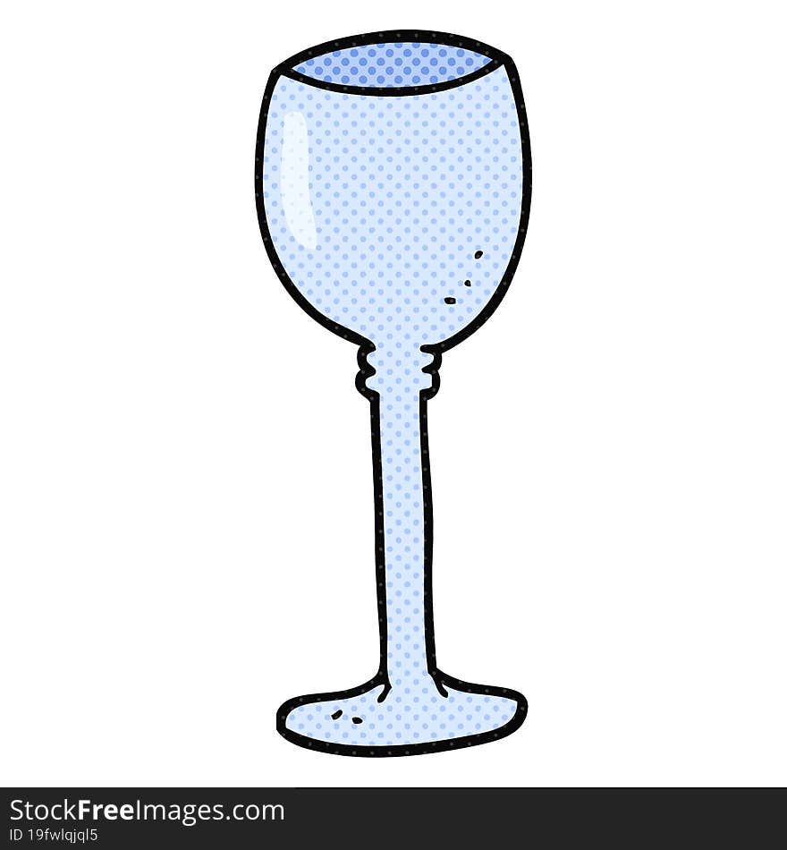 cartoon wine glass