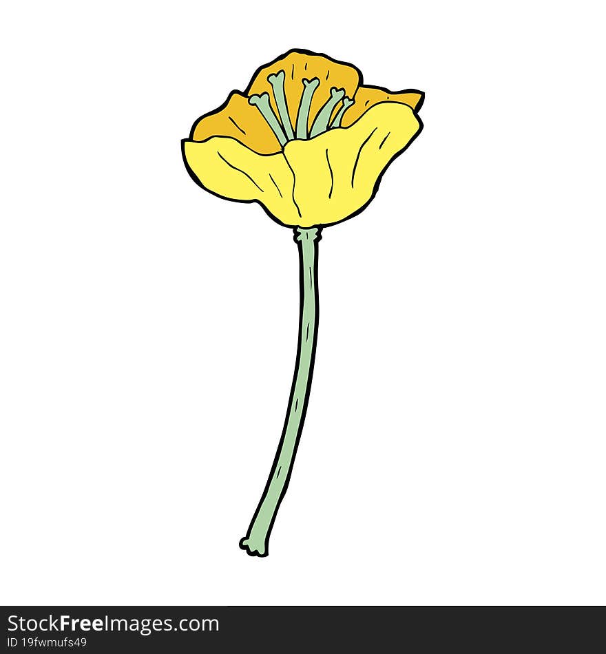 Cartoon Flower