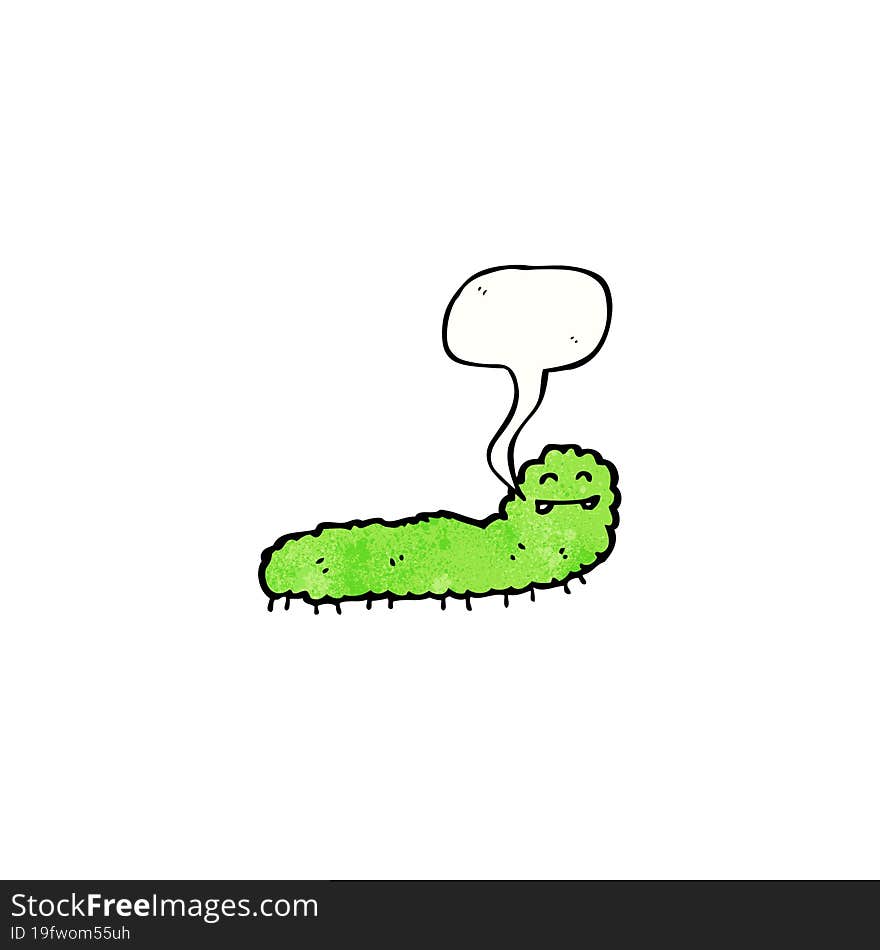 cartoon caterpillar