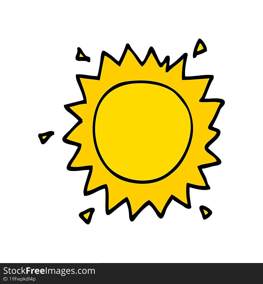 cartoon sun