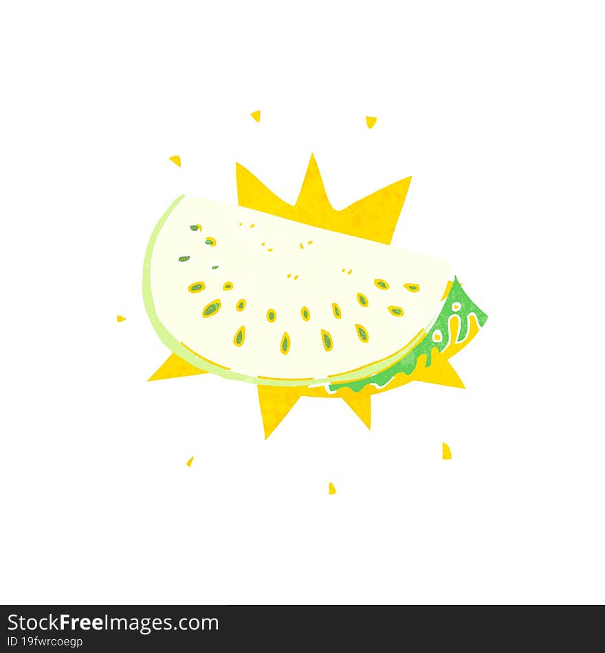 Cartoon Melon Slice