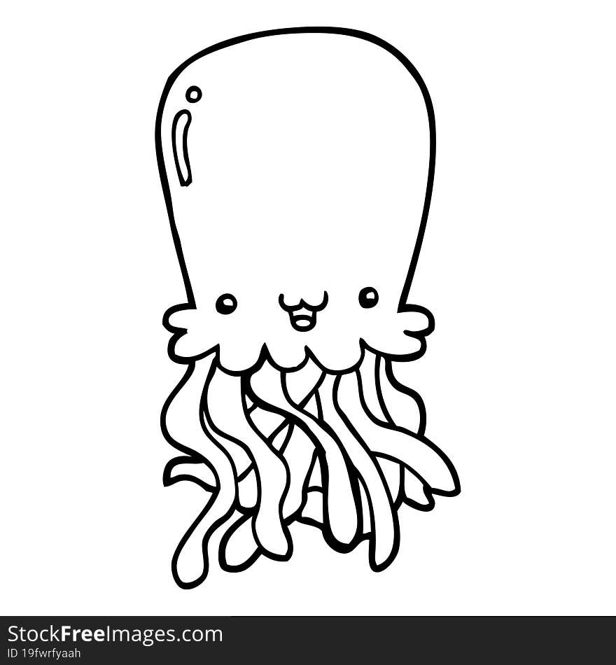 Cartoon Octopus