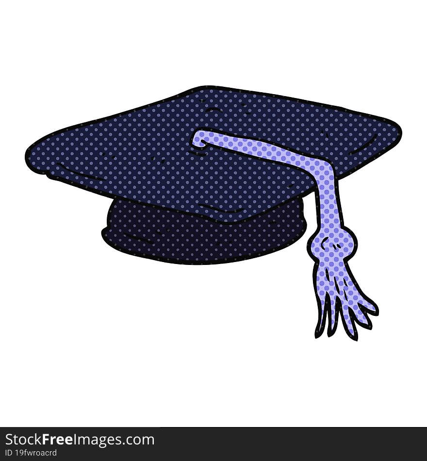 cartoon graduation cap