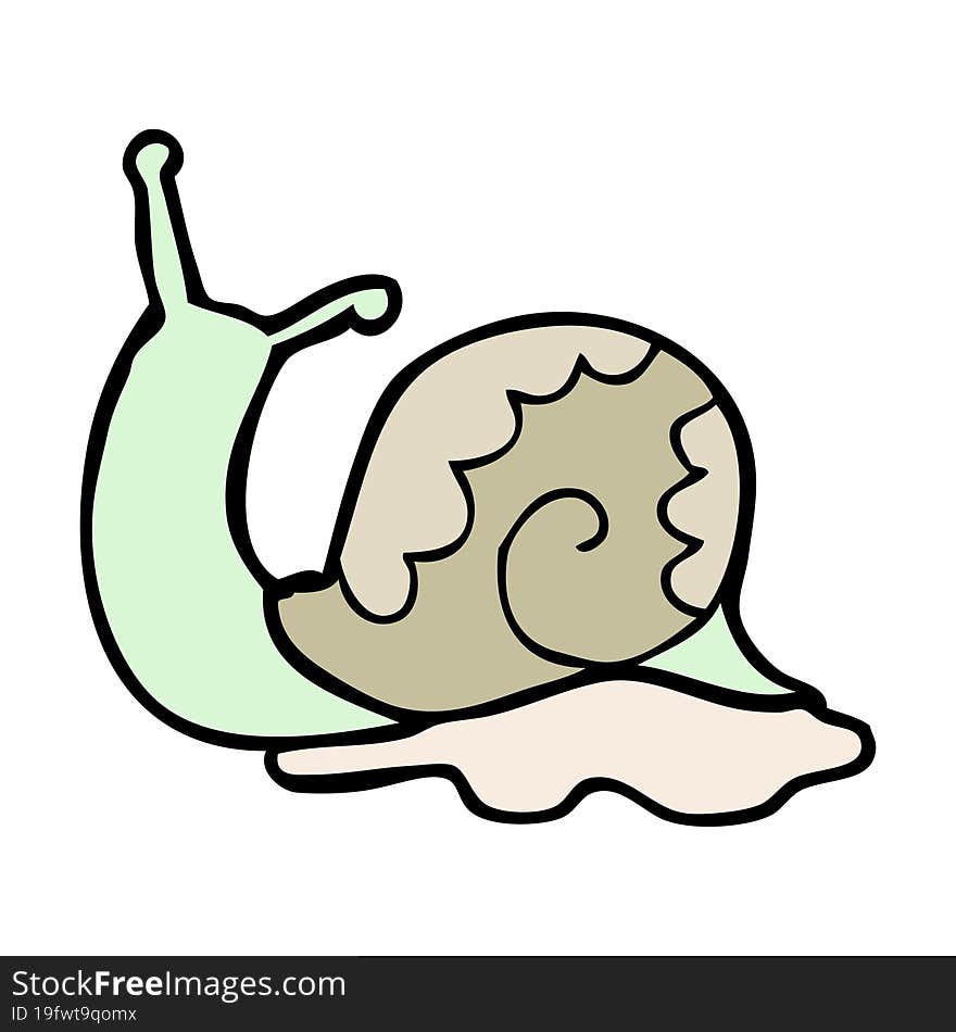 Cartoon Snail