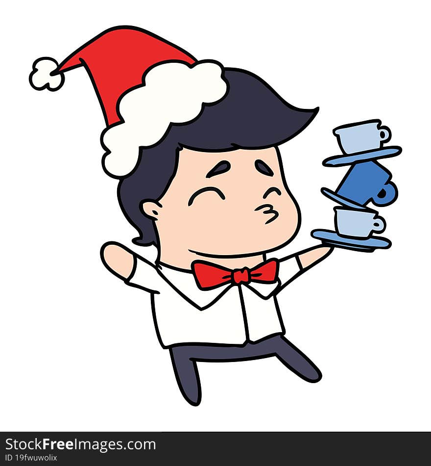 Christmas Cartoon Of Kawaii Boy