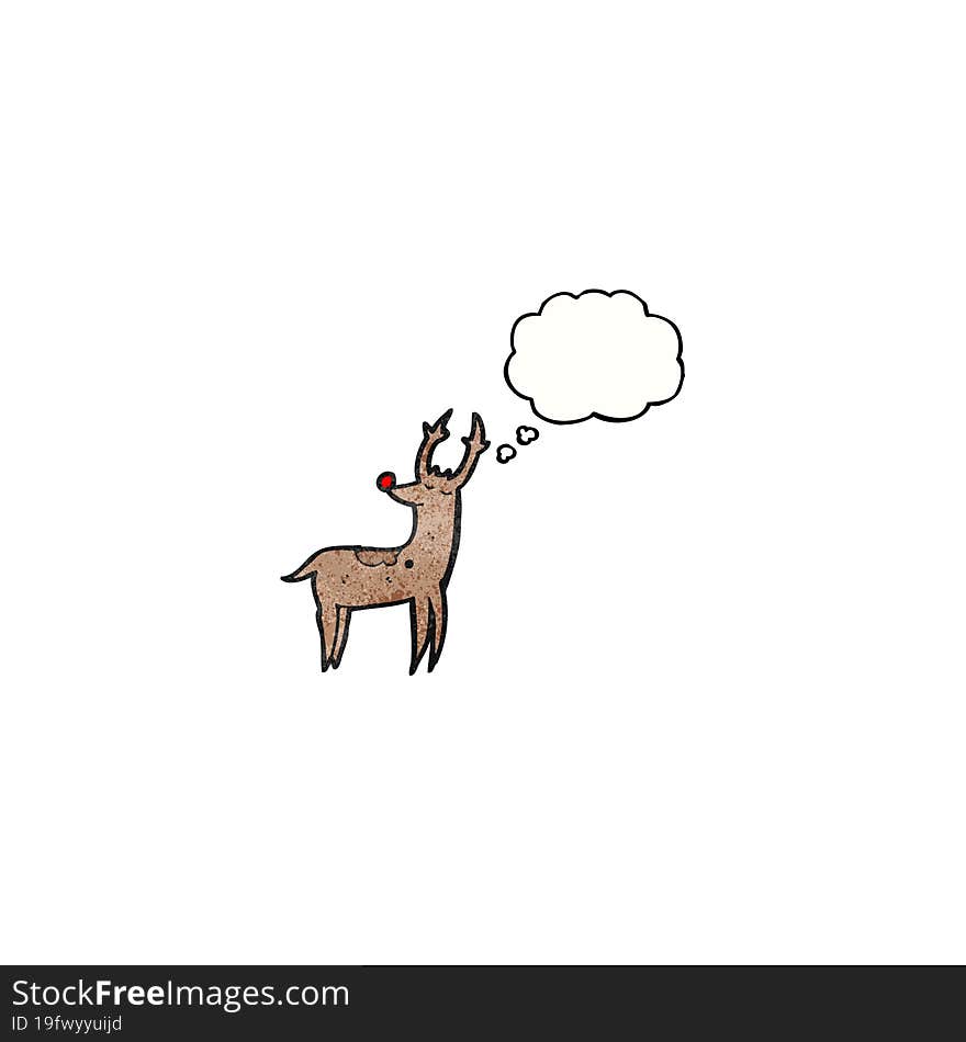 cartoon reindeer