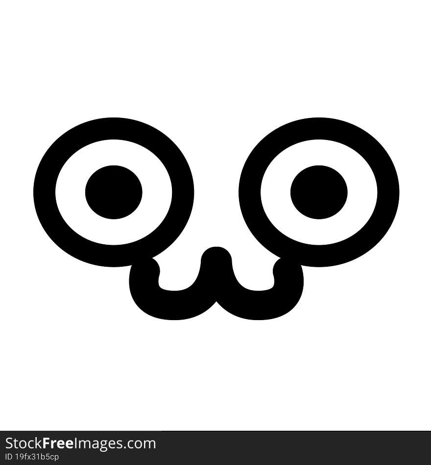 Staring Animal Face Icon