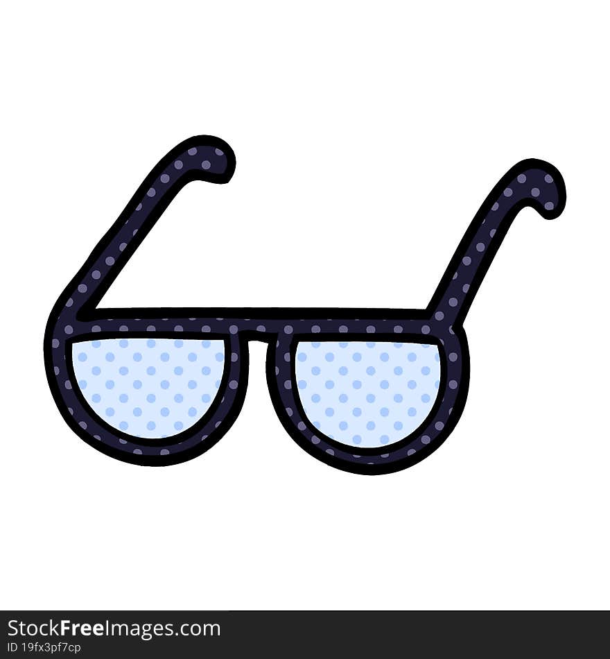 cartoon doodle glasses